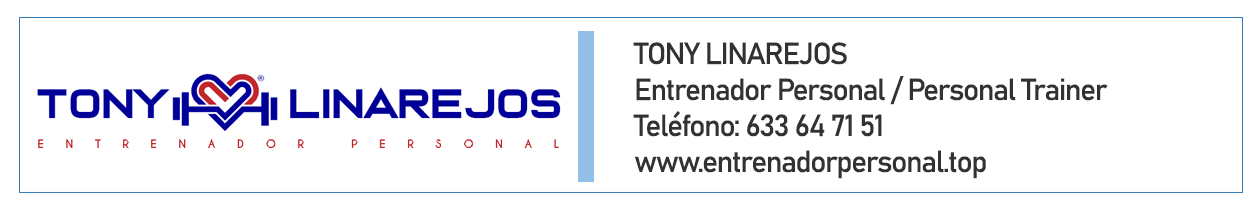 Entrenador personal Tony Linarejos