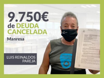 Repara tu Deuda Abogados cancela 9.750 € en Manresa (Bages) con la Ley de Segunda Oportunidad