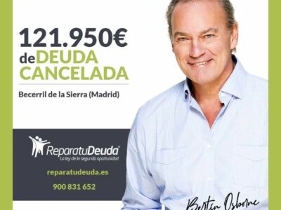 Repara tu Deuda Abogados cancela 121.950€ en Becerril de la Sierra (Madrid) con la Ley de Segunda Oportunidad