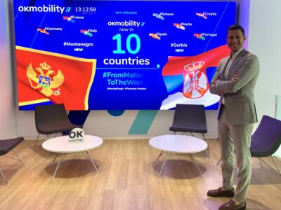 OK Mobility aterriza en Montenegro y Serbia y ya está presente en 10 países de Europa