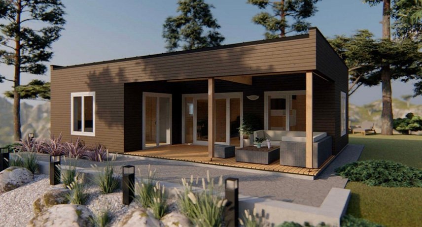 Proyectos de casas de madera adaptados al entorno